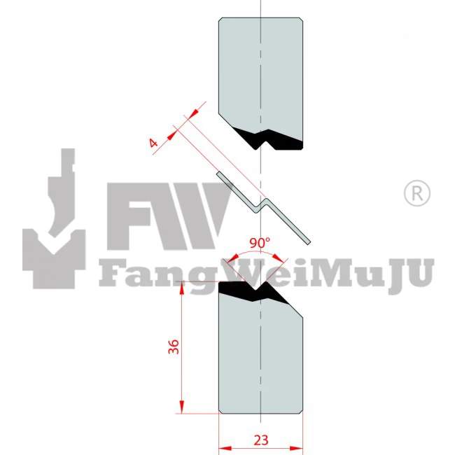 90 Degree Joggle Tool Wzin002z04 Press Brake Punches Buy 90 Degree