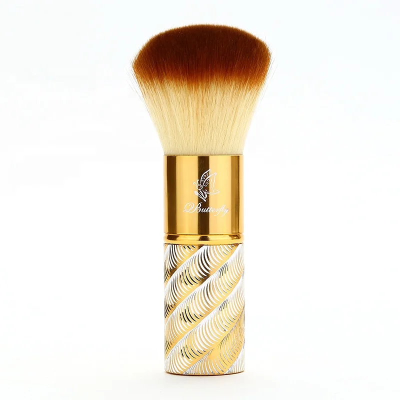 

OEM Cylinder Standing Gold Powder Brush Single Multi-function Face Cosmetic Brush