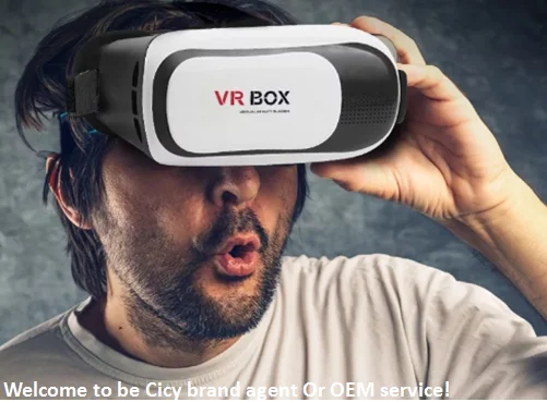 
virtual Reality 6 Headset VR Glasses Helmet 3D VRBox for 3D movies Smartphones Custom Logo Available Mobile VR Headsets 3D Box 