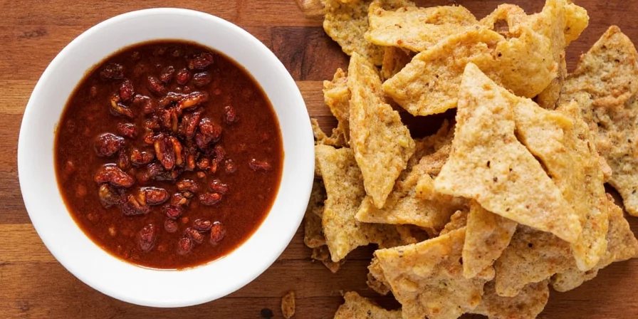 Enchilada Sauce Made with Guajillo Chilies
