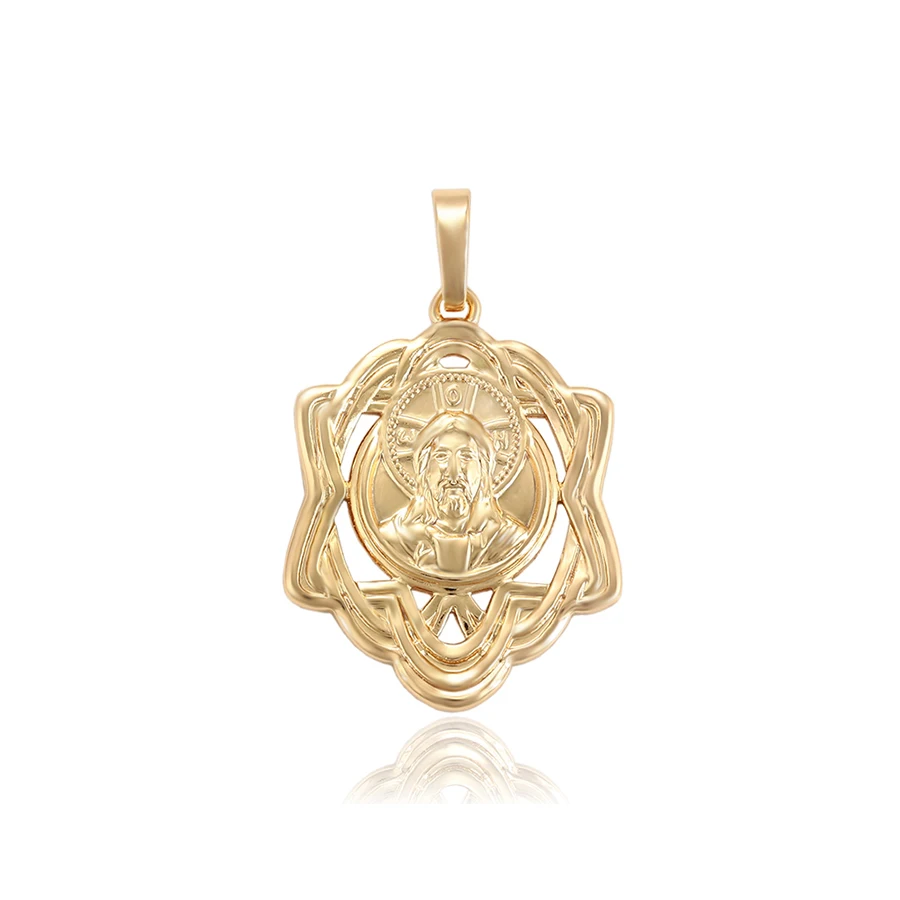 

33958 Xuping gold jewelry special 18k gold plated religion Christmas promotion old man religious pendant without chain