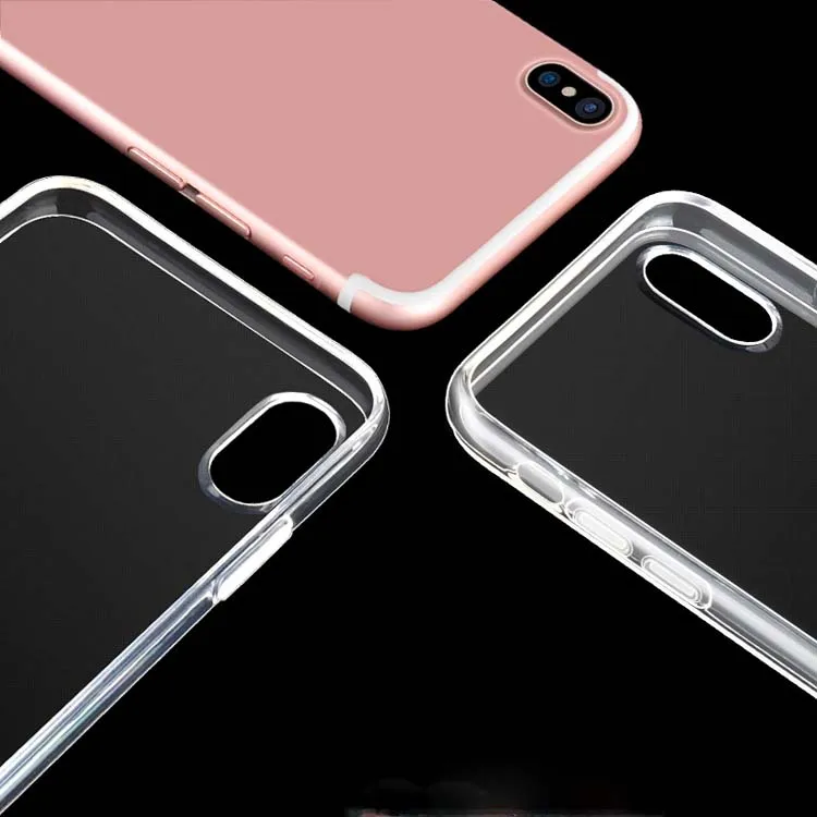 

Beautiful Custom Design Crystal 1.0mm Thickness Soft TPU Transparent Clear Cell Mobile Phone Back Cover Case for Iphone 7 8 plus, Accept customized
