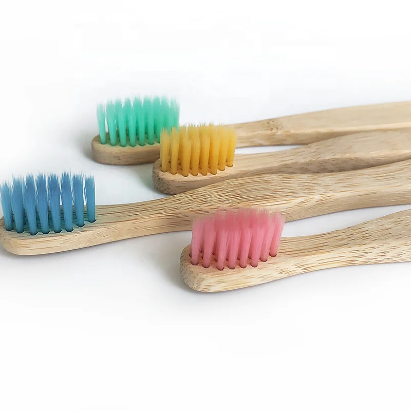

Wholesale Custom Logo Natural Biodegradable Bamboo Kids Tooth Brush