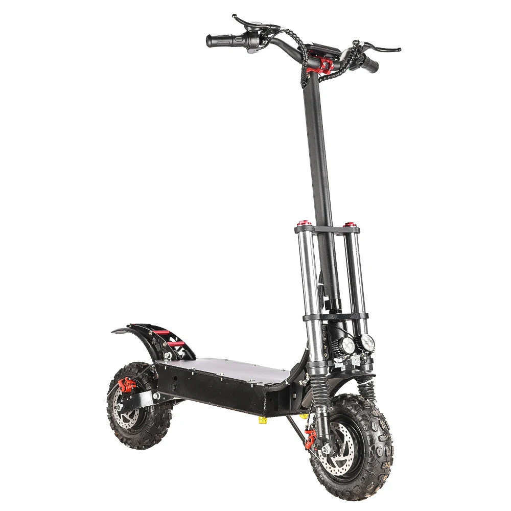 

China 11" Pneumatic Off Road Tires Fat Tire Electric Scooter Foldable Adult 1200W Motor For Sale