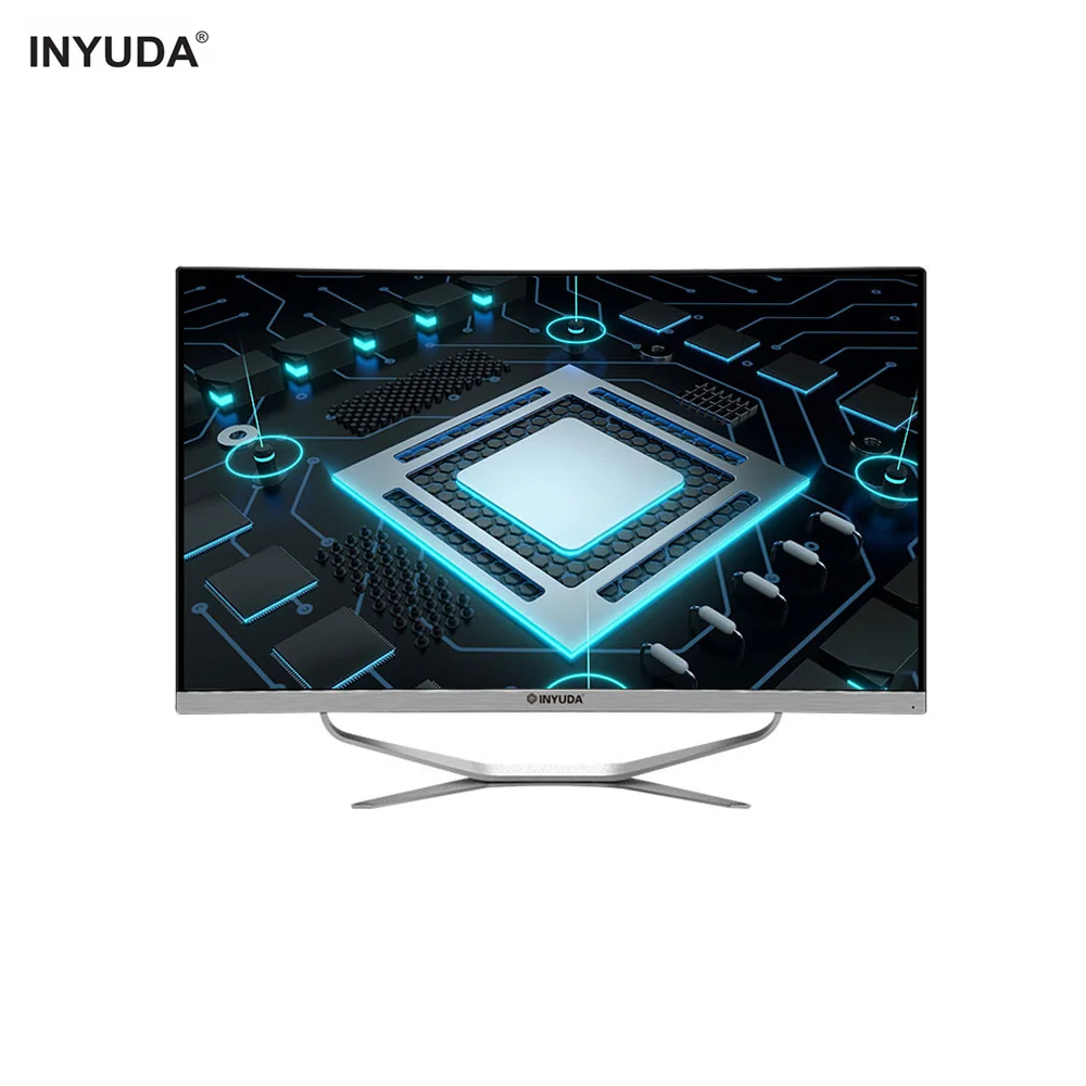 

Wholesale Price 27 Inch Core I3 CPU Curved Screen AIO PC Monoblock Computer Office Business All In One Desktop