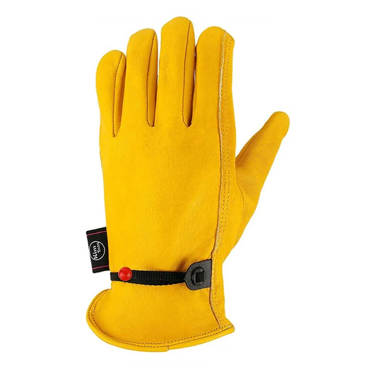 

2020 Latest Wholesale Leather Gloves For Driving Gloves Kitchen Reusable Gloves, Yellow