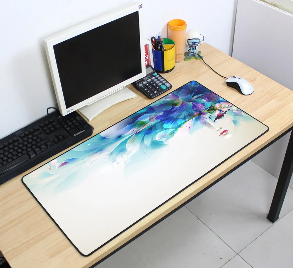 

Custom Large mouse pad 700x400mm speed Keyboards Rubber Gaming mousepad Desk Mat for game player Desktop PC Computer Laptop