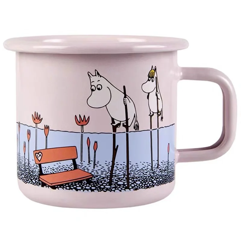 

Color Mugwith Saucer Children Tin Cup Food Grade Oem With Certification Frit Wash Basin 4oz Cheap Enamel Mug For Alcohol