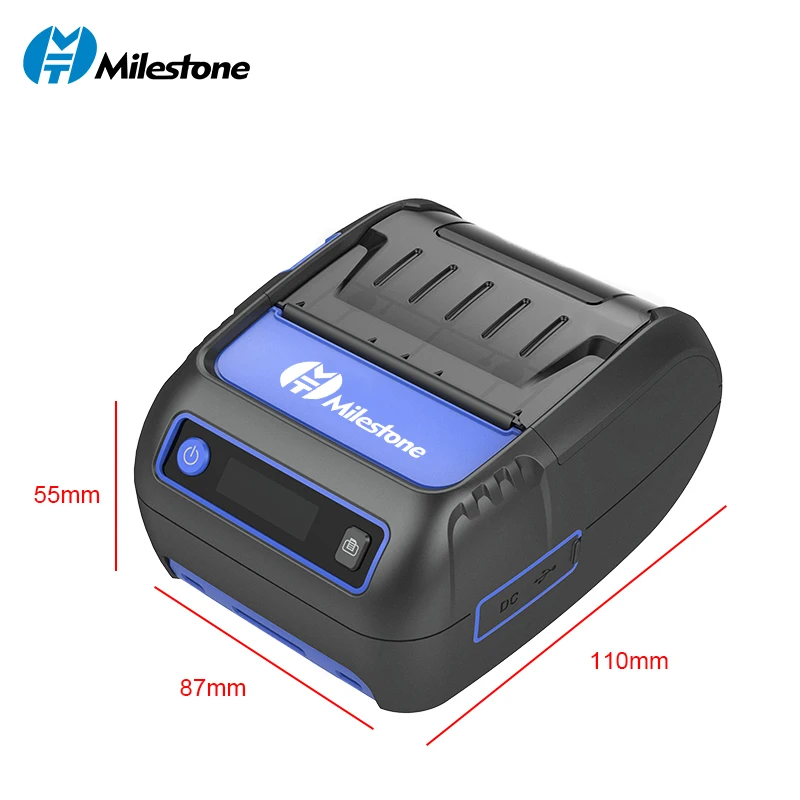 

MHT-P58F portable thermal 2 in 1 functions mini blue tooth handheld wireless pos 58mm thermal receipt printer