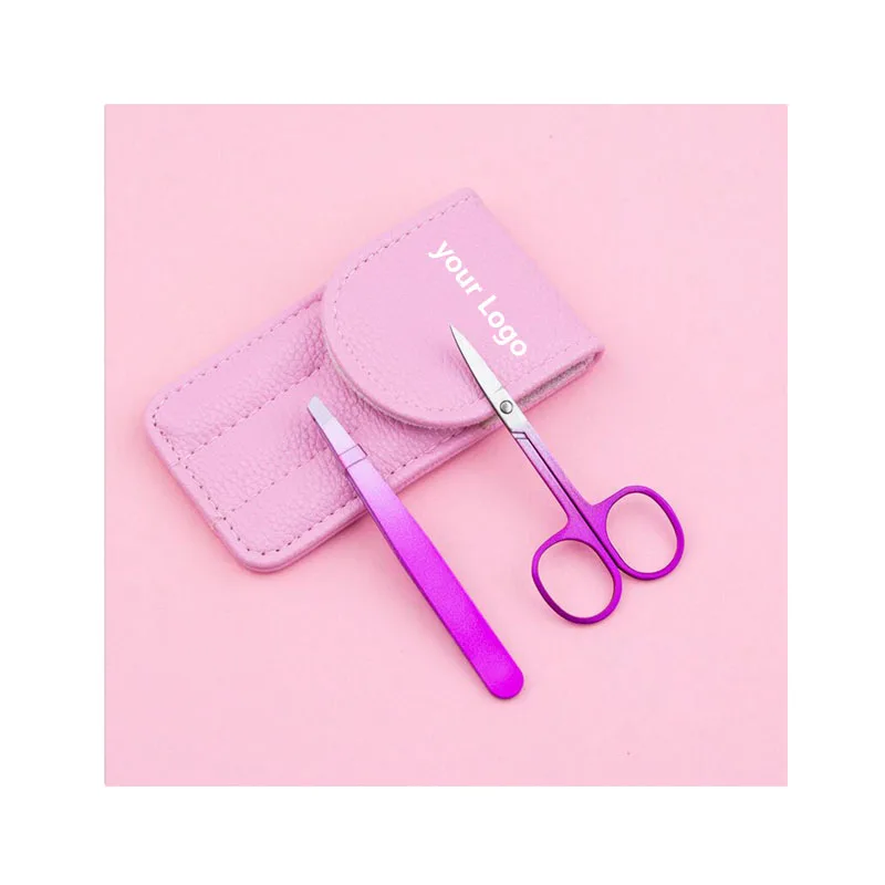 

2 pcs lash extension tweezers curler eyelashes set eyelash tweezers set baby pink lash tweezers