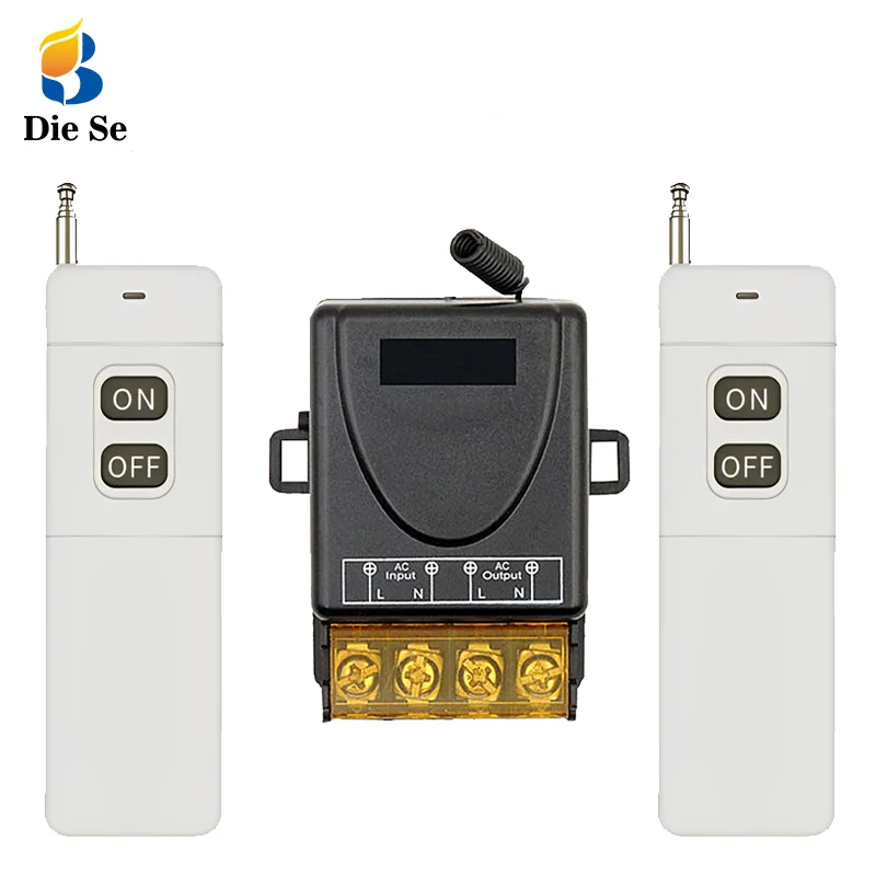 

high power 30A Relay smart Controller motor on off light AC 220v Rf Receiver wireless remote control switch for pump