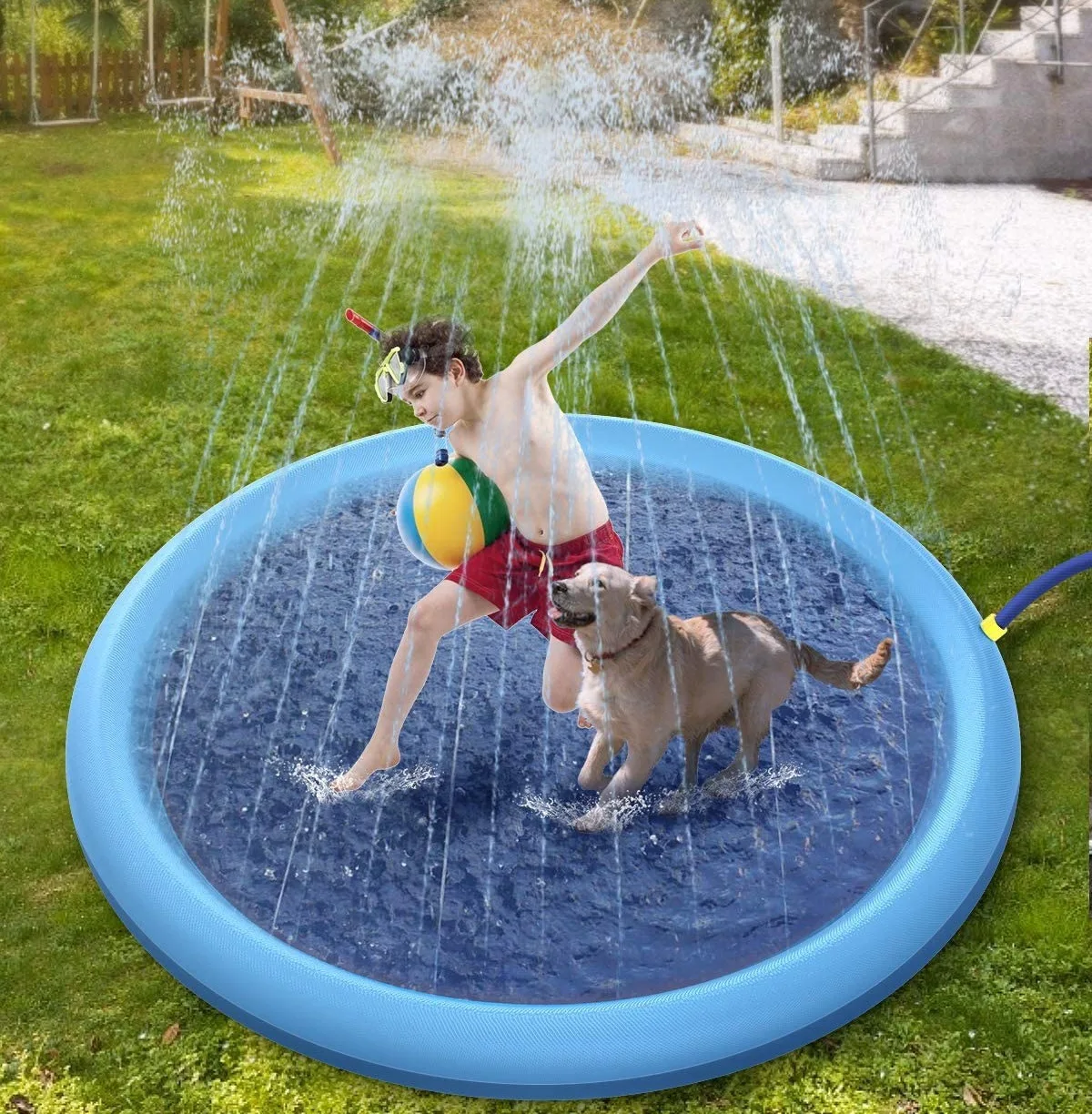 

Pet Sprinkler Pad Play Cooling Mat, Customized color