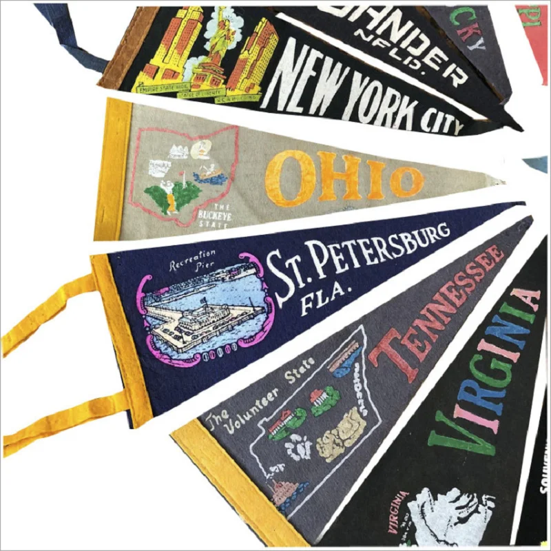 we can print logo on it pennants of promotion