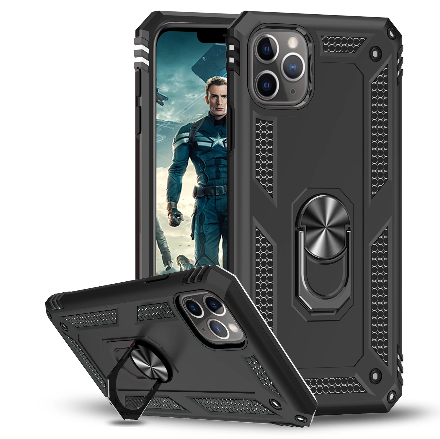 

LeYi for iPhone 11 Pro Case Protective TPU PC Shockproof Armor Phone Cover