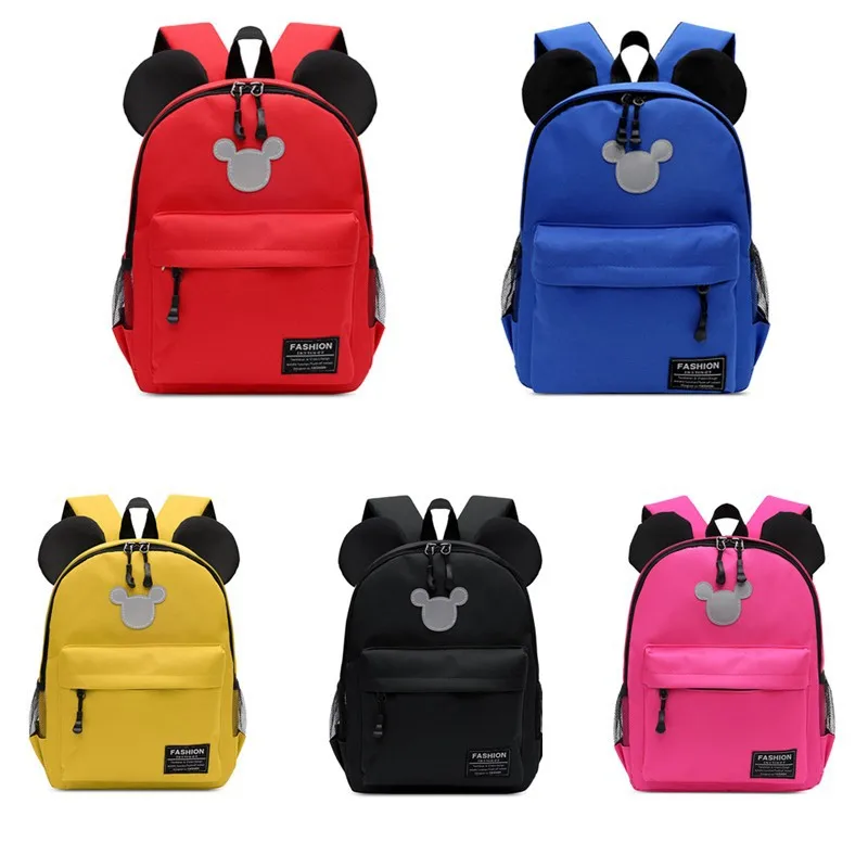 

2021 Best selling Customized Student Backpacks For Kids Girls Boys Waterproof Cute Cartoon Printing Logo School Backpacks, Black