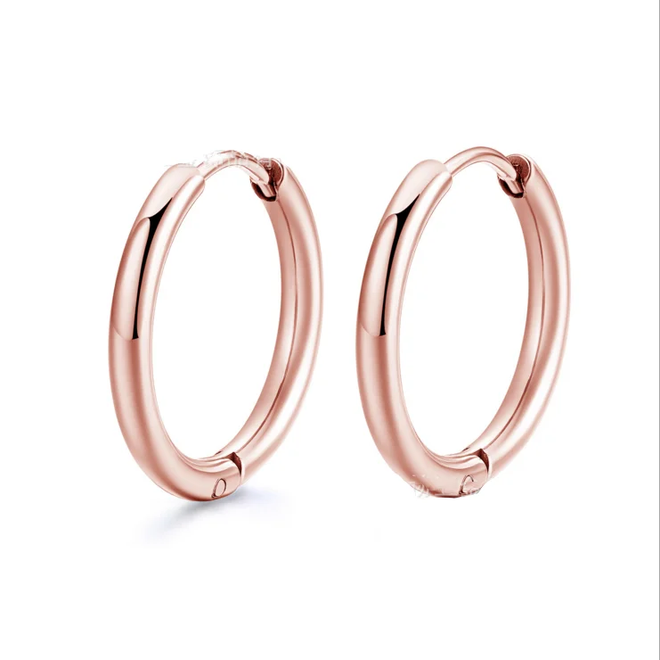 

Women Jewelry Earring Big Smooth Circle Earrings Brand Hoop Earrings