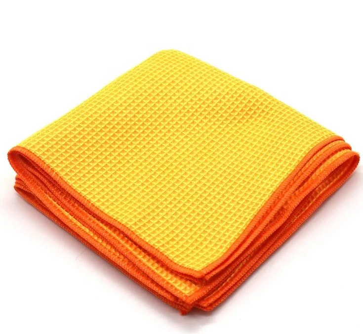 

China Factory Price Microfiber Car Waffle Drying Towel 16x16, Blue,purple,brown,multi-colors