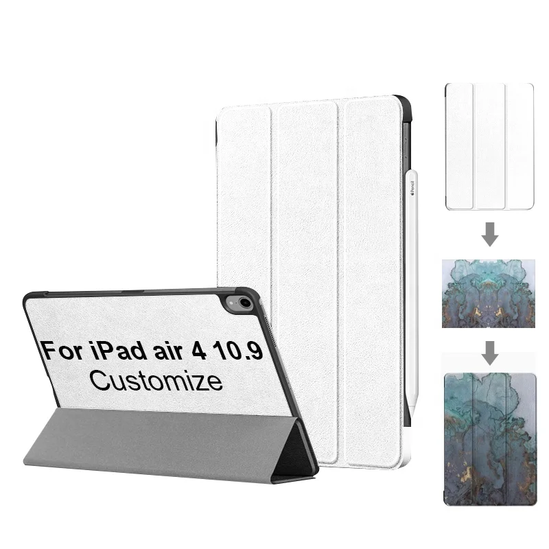 

2020 New For iPad 10.9 Inch Custom Print Pattern For iPad air 4 case tablet