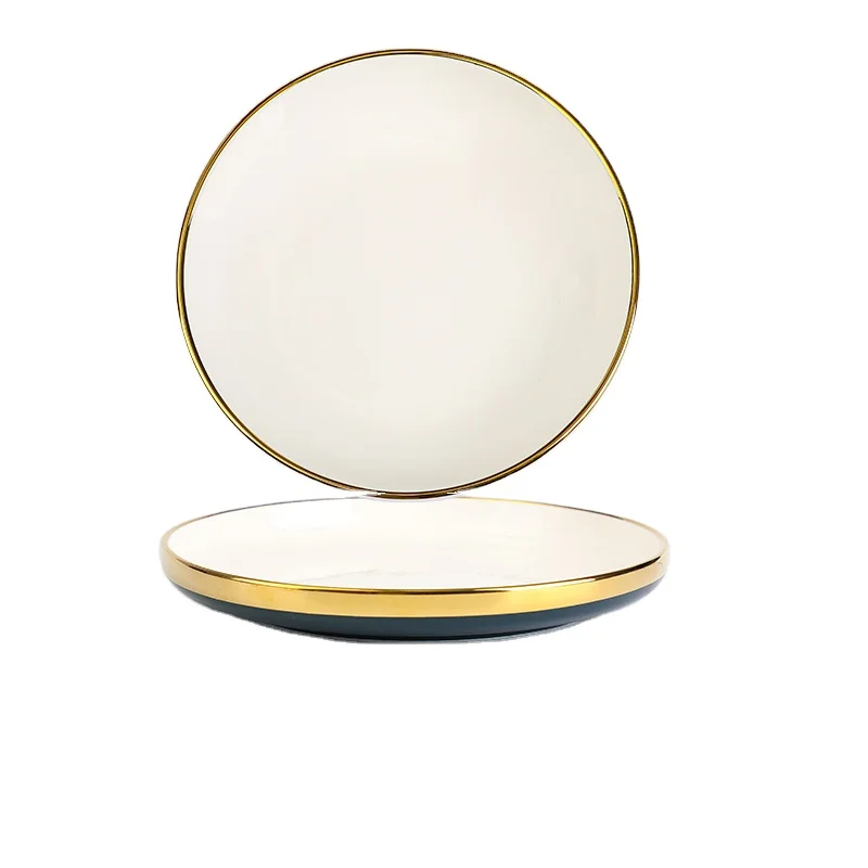 

New Design Luxury Dinnerware Sets Hand Printing Dinner Ware Bone China Dinner Sets
