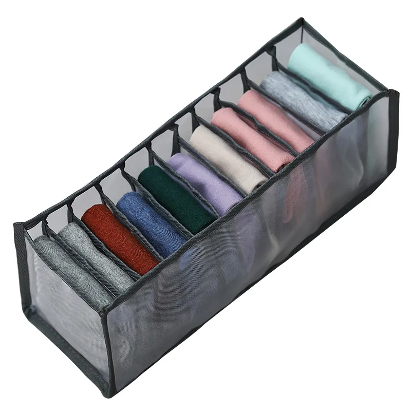 

A2820 Plastic Gridding Clothes Organizer Bra Sorting Box Underpants Case Drawer Divided Underwear Storage Boxes
