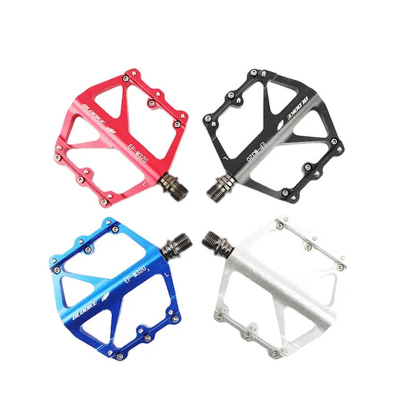 

BLOOKE M320 DU Bearing Pedal Aluminum Alloy Non-Slip Ultralight Pedal For Mountain Road Bike ,Bicycle Pedal, 4 color