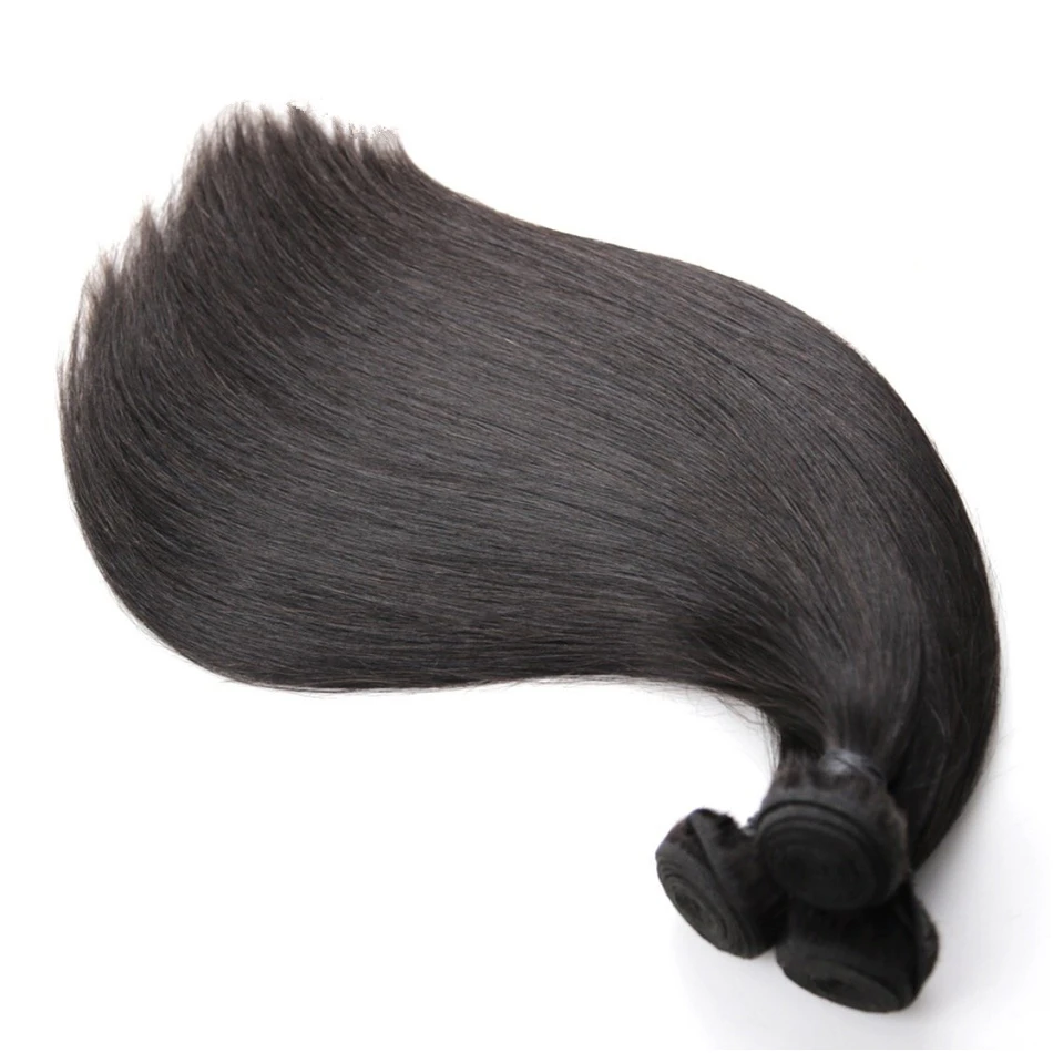 

Best Quality 8A Brazilian Virgin Hair Straight Brazilian Hair Weave hair Bundles unprocessed, Natural color #1b #2 #4 ombre