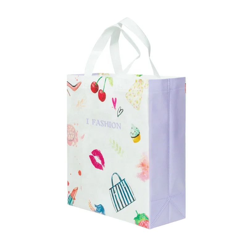 

waterproof ultrasonic reusable laminated pp non woven shopping bag, Oem color