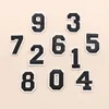 GUGUTREE one set embroidery number patch cartoon patches badges applique patches for clothing XW-193