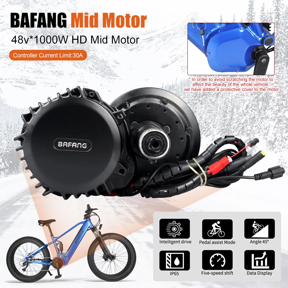 Bafang Mid Drive Motor 48v 1000 Watt 