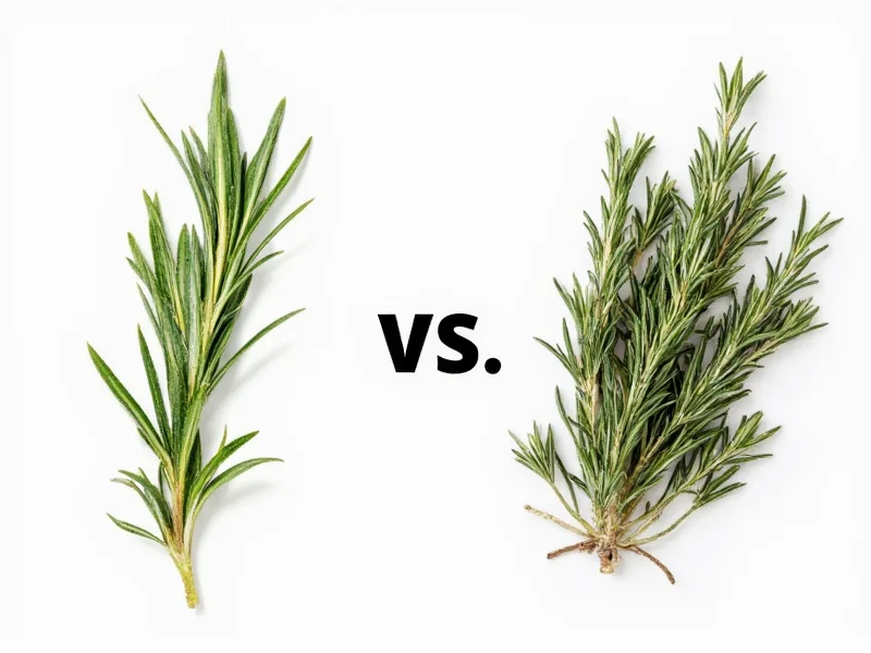 Fresh Rosemary vs Dried: Flavor, Substitution & Best Uses