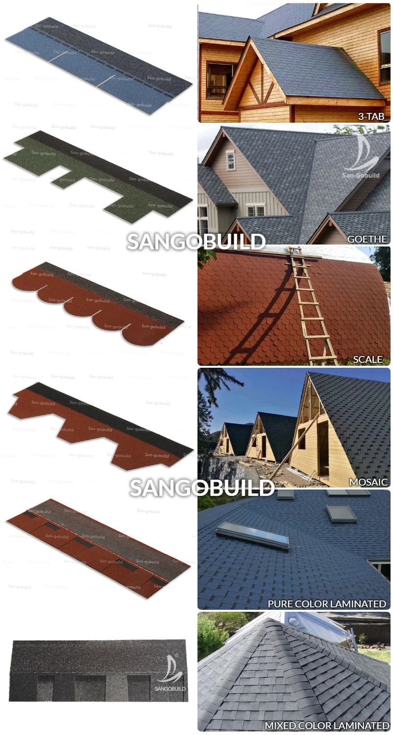 Philippines Roofing Materials Color Asphalt Shingles Price Kenya For