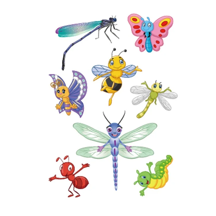 

Painting Art small wholesale colorful temporary tattoo sticker, Cmyk