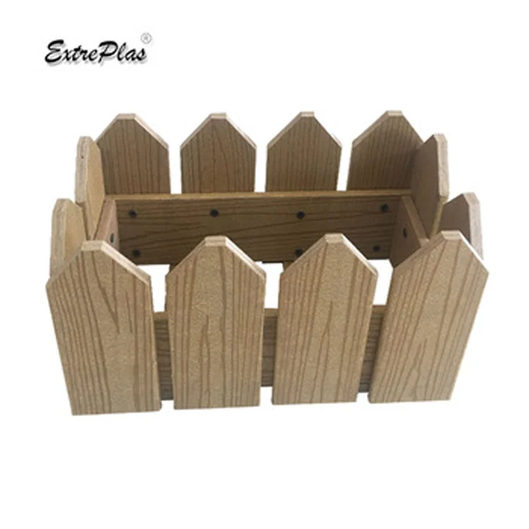 

Outdoor HDPE Plastic Flower Planter for Park Use, Black or customized