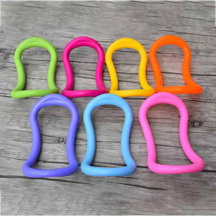 

New Magic Massage PP Flexible Fitness Yoga Ring Stretch, Purple, yellow, pink, blue, green or customized