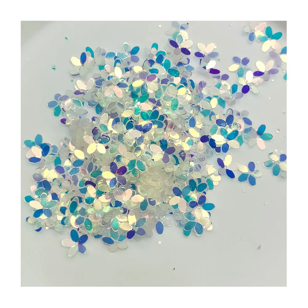 

PVC Flat Round Laser Sequin Paillettes Sew Wedding Craft Slime Nail Art Stickers