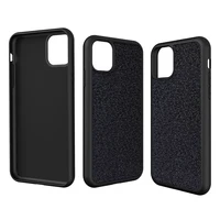 

High Quality Hybrid matt TPU PC 2 in 1 Custom leather phone cover with Groove blank Case For iPhone 11 Pro Max