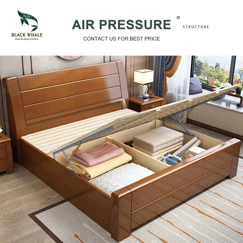 
Bedroom Furniture Set Single Smart Modern Lit Bett Queen King Size Double Wood Beds 