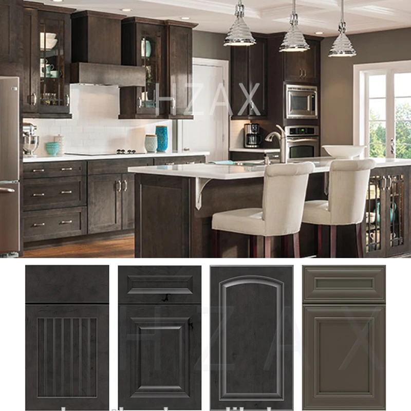 Prefabricated Solid Wood Kitchen Cabinet Furniture Capboard Kitchen Cupboards