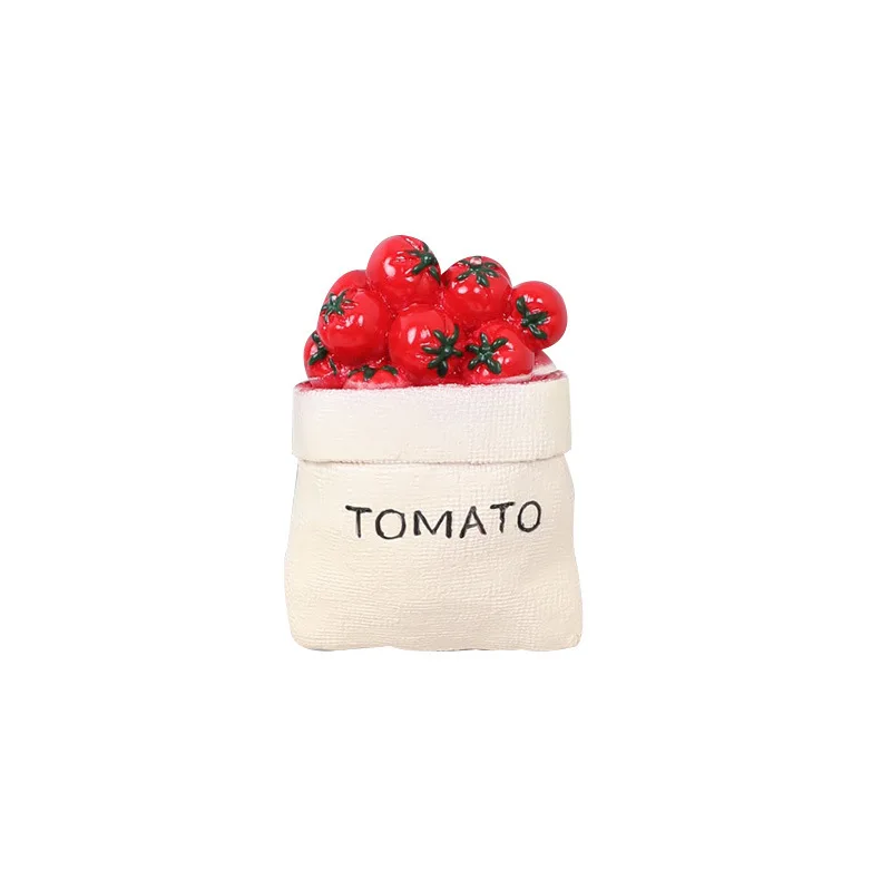 

D2481 Creative Fridge Magnetic Sticker Home Decoration Food Resin Fridge Magnet, 9 colors