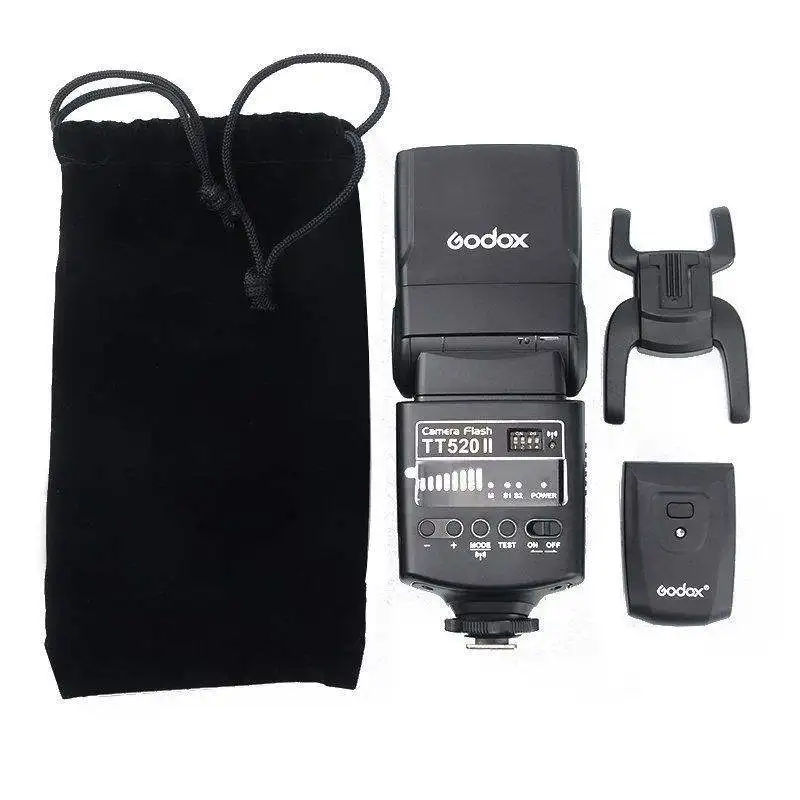 

inlighttech Godox Thinklite Camera Flash TT520II with Build-in 433MHz Wireless Signal for Pentax Fuji DSLR Cameras, Black