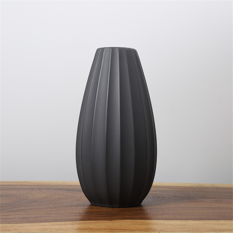 

European style matte custom logo matt home decor ceramic porcelain vases for wedding decoration, Customized