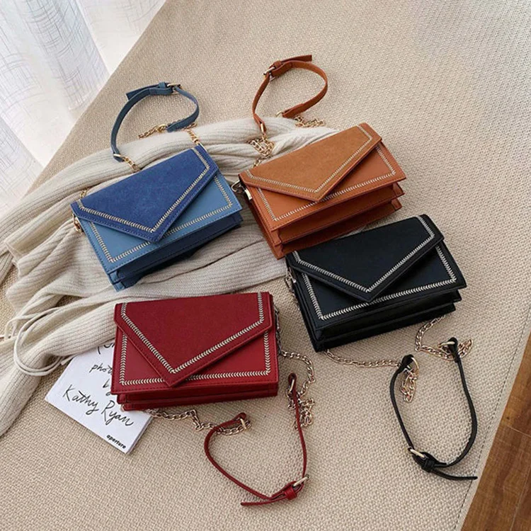 

Fashion Suede Shoulder Bag Crossbody OEM PU Leather Ladies Wallets Girls designer purses and ladies handbags, Multi colors