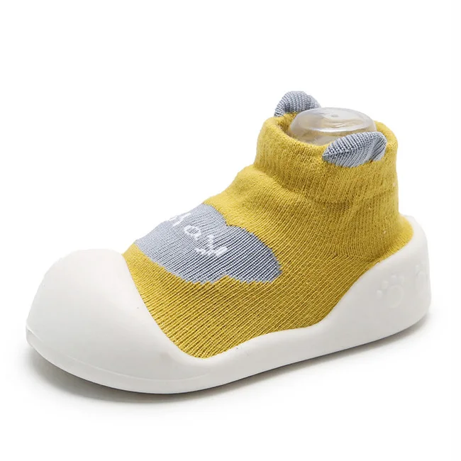 

BB0060 wholesale breathable non-slip floor socks shoes cotton knitted baby infant sneakers boys kids shoes for children, 6 color ways
