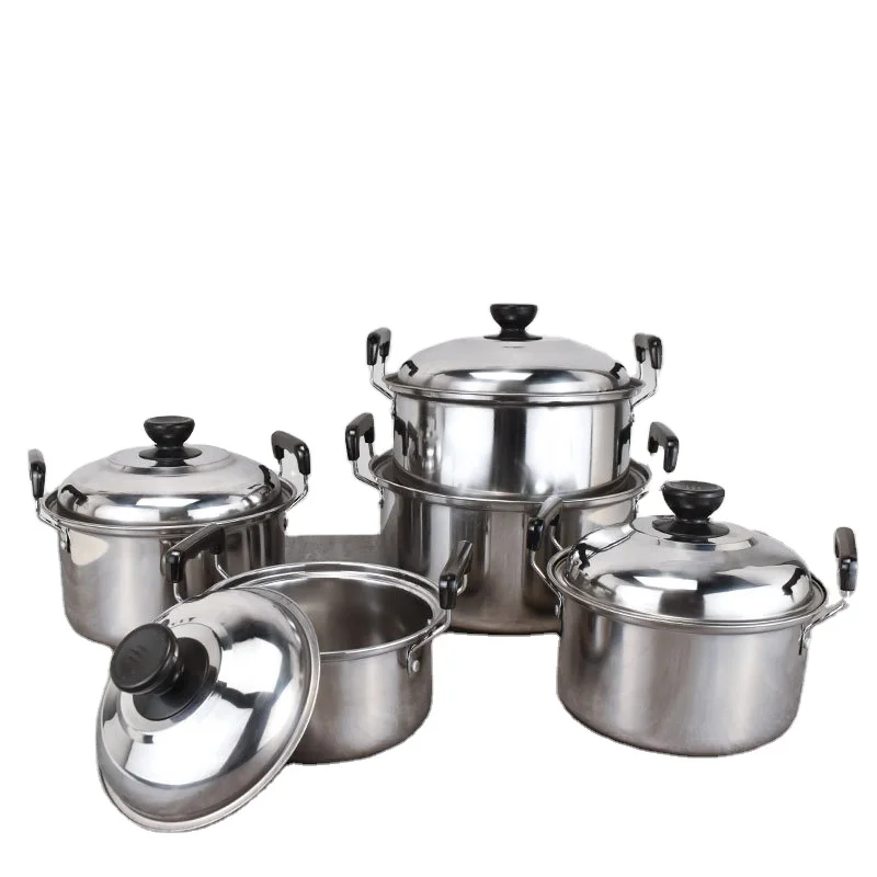 

portable multi function eco saver multipurpose stainless steel nonstick cookware sets, Customized color