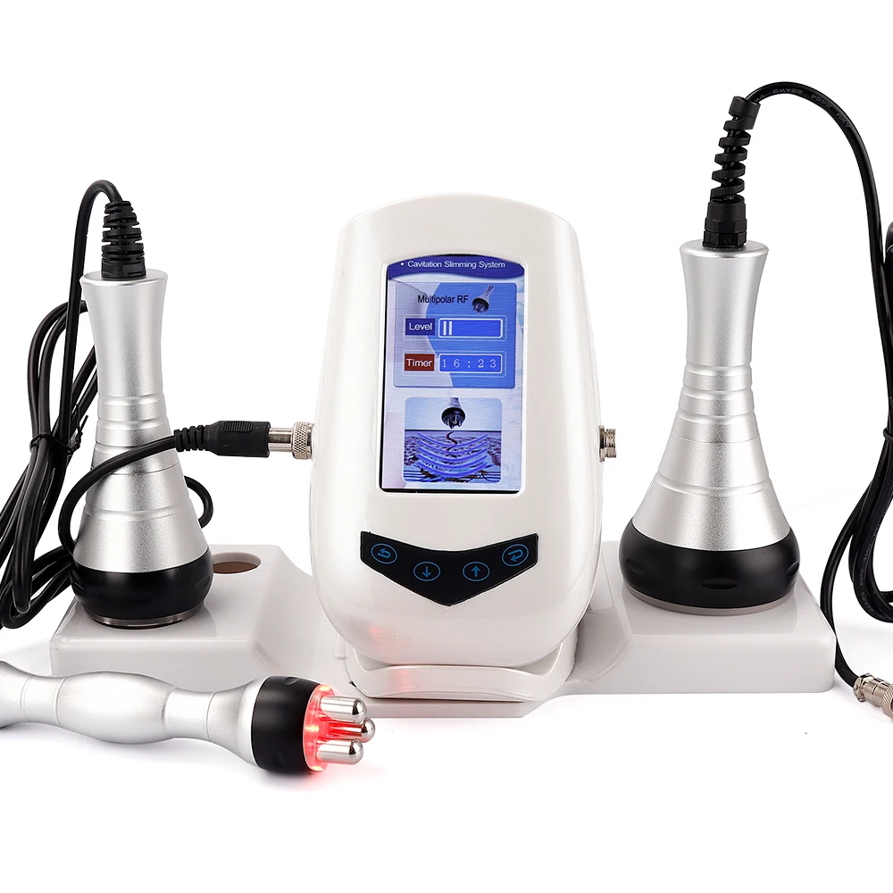 

Factory Price Cavitation 40k 3 in 1 Mini Radio Frequence Cellulite Reduction body Slimming Cavitation 40k Machine