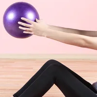 

2019 eco-friendly 25cm gym exercise customized logo mini small pvc yoga pilates ball