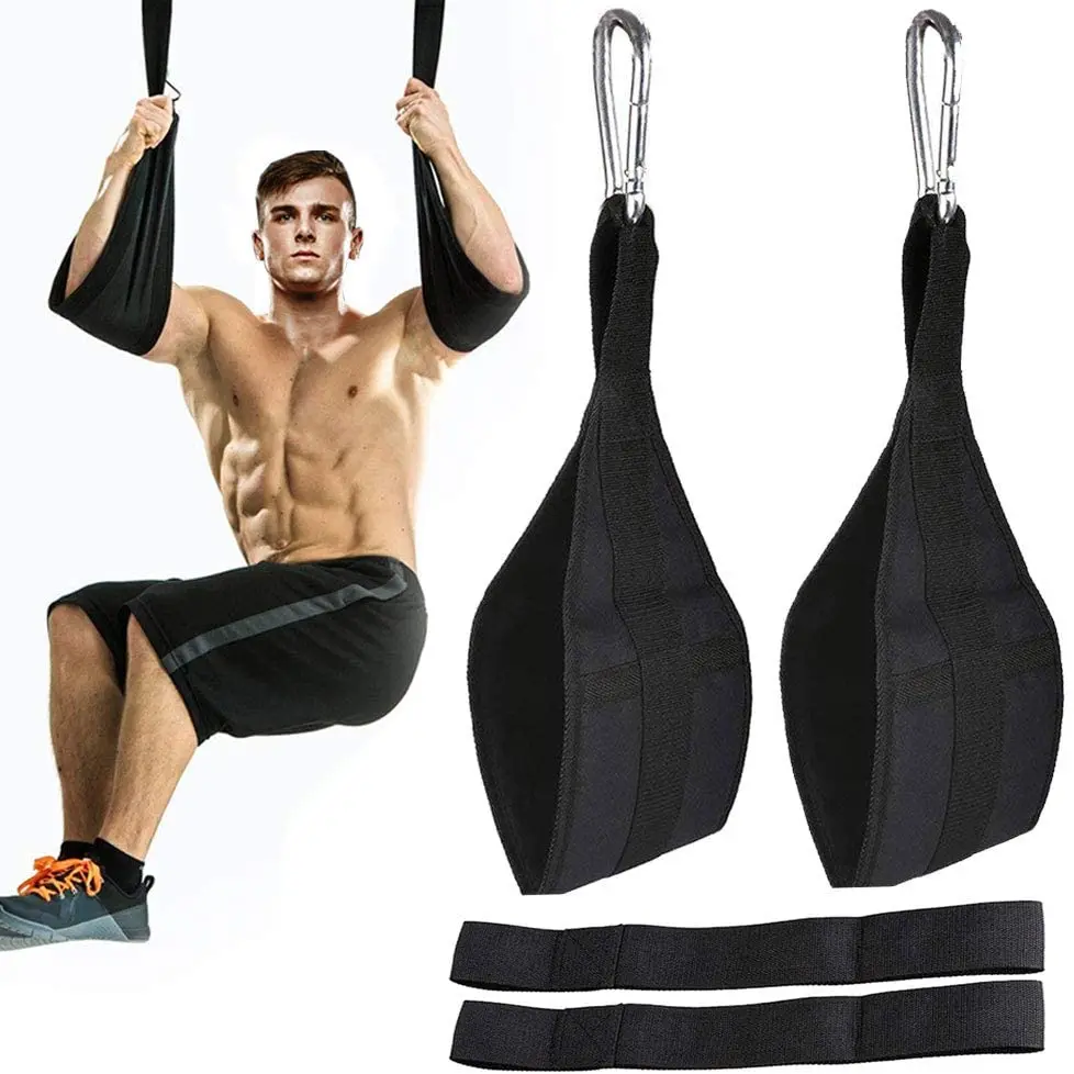 

Yoga & Fitness Hanging Gym Ab Straps for Toning, Tightening Core Abdominal Muscles Arm Support for Ab Workouts