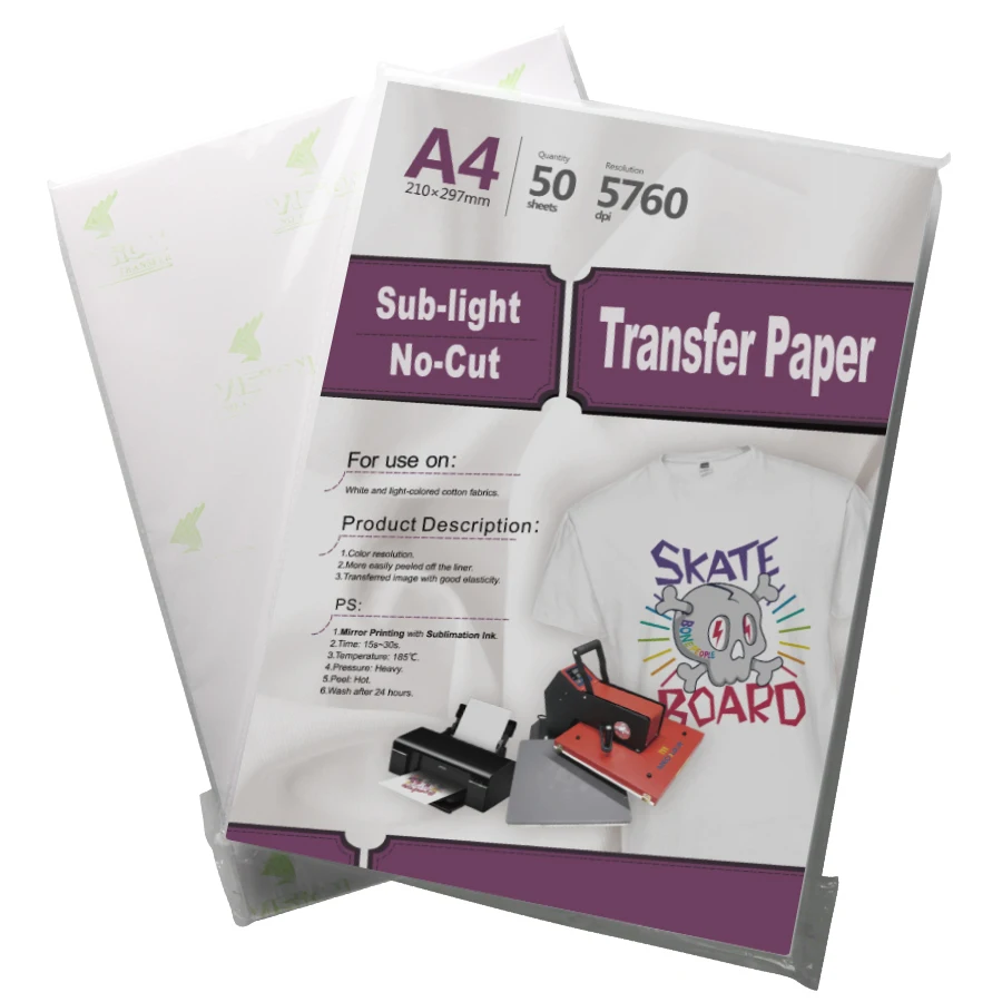 A4 Size Sublight Nocut Transfer Paper Buy Sublimation Transfer