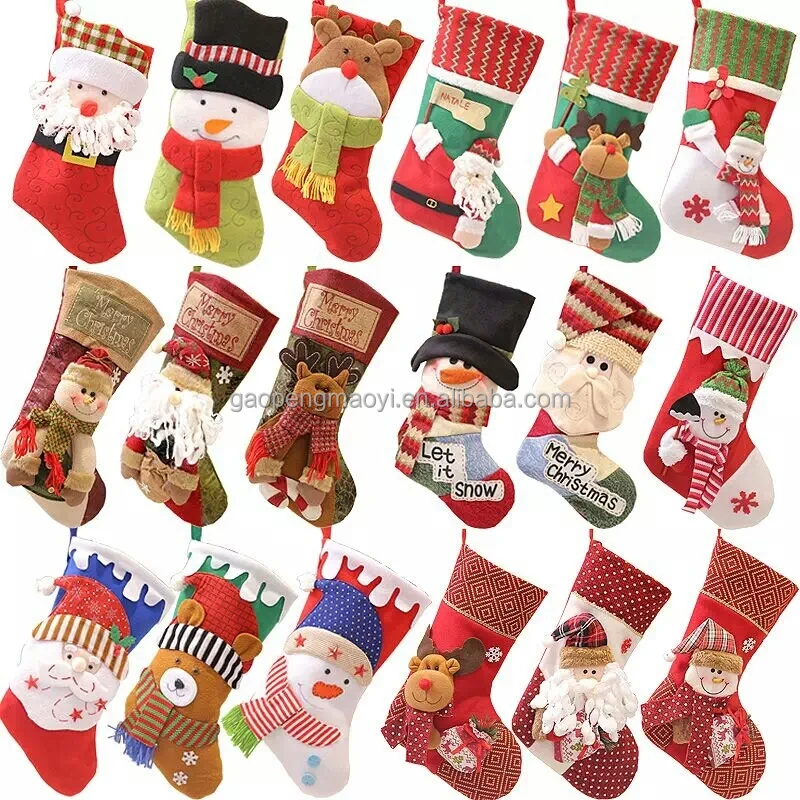 

Hotel Party Mall Hanging size 16*9*12cm Christmas stockings for kids Christmas Gifts, Picture