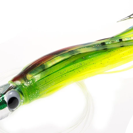 

17cm46g 6pcs set pike seabass big 3D eye With hook Skirt beard octopus acrylic Soft Fishing Lure, As picture